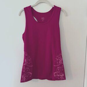 Women Rock Wear Athletic Tank Hot Pink XL NWT